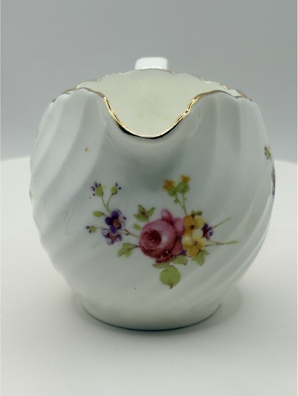 Adderley fine bone china england Cream Jug/gravy Jug & 8 Little Saucers